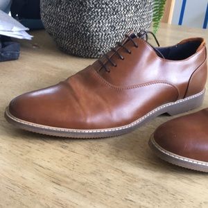 steve madden silver oxfords